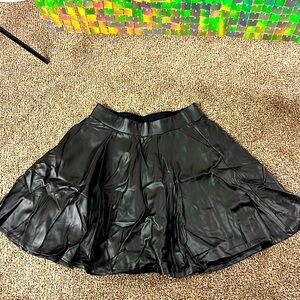 TORRID Black Coated Studio Luxe Ponte Skater Mini Skirt